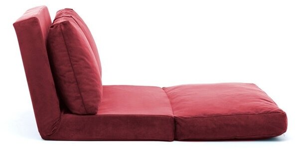 Αναδιπλούμενος καναπές 2 θέσεων Taida Καφέ 120x68x26 cm