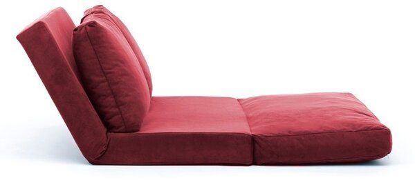 Αναδιπλούμενος καναπές 2 θέσεων Taida Καφέ 120x68x26 cm