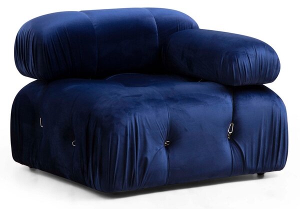 Modular Γωνιακός Καναπές Bubble Μπλε 288x190x95 cm