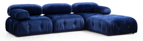 Modular Γωνιακός Καναπές Bubble Μπλε 288x190x95 cm