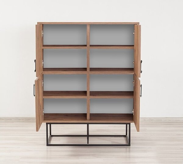 Ντουλάπα multifuncțional Quantum φυσικό 93x115x36 cm