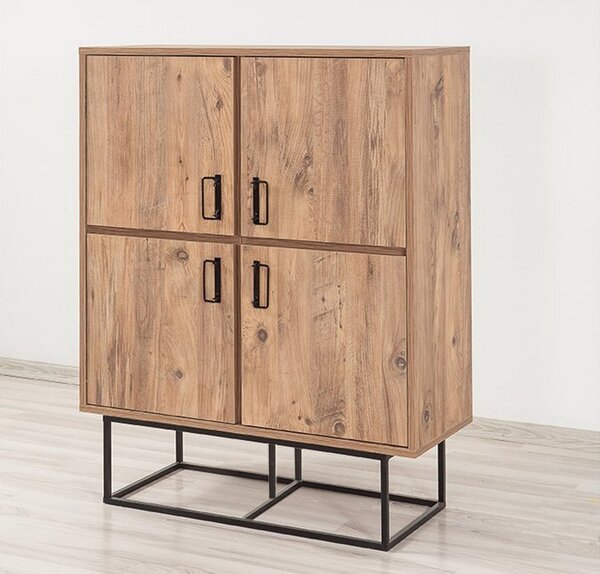 Ντουλάπα multifuncțional Quantum φυσικό 93x115x36 cm