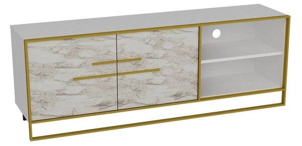 Έπιπλο TV Polka Χρυσό 160x56.6x38.5 cm