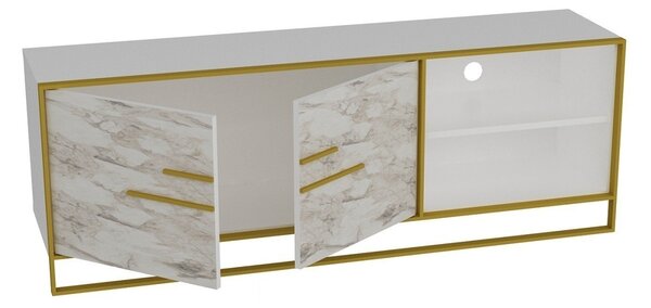Έπιπλο TV Polka Χρυσό 160x56.6x38.5 cm