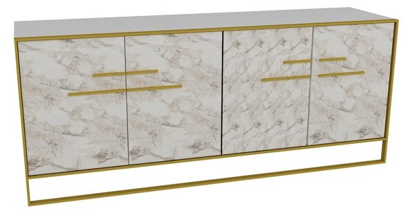 Κονσόλα Polka Χρυσό 179.9x75x47.3 cm