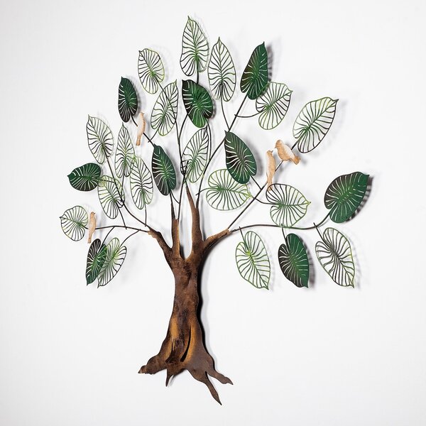 Μεταλλικός πίνακας Alder Πολύχρωμος 117x92 cm