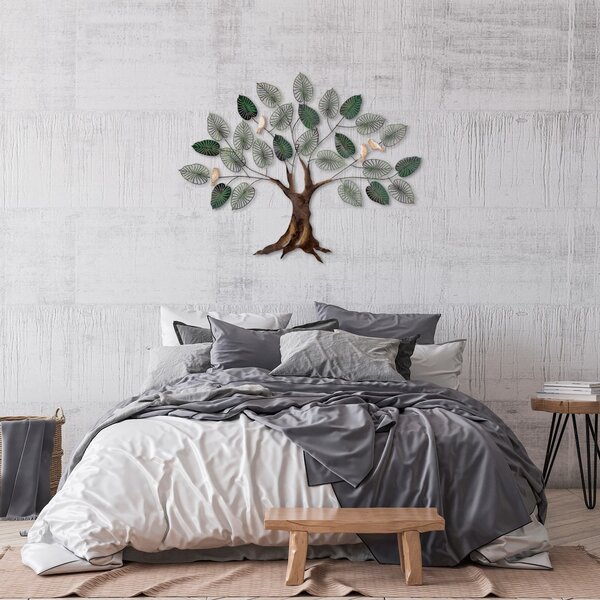 Μεταλλικός πίνακας Alder Πολύχρωμος 117x92 cm