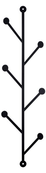 Μεταλλική Κρεμάστρα Rod Μαύρο 25x94 cm