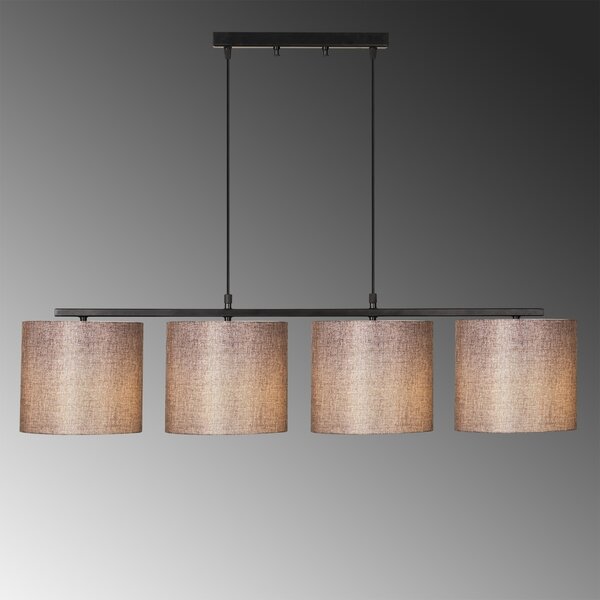 Φωτιστικό οροφής Valiz Μαύρο 110x25x120 cm