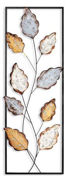 Μεταλλικός πίνακας Fagus Πολύχρωμος 32x90 cm
