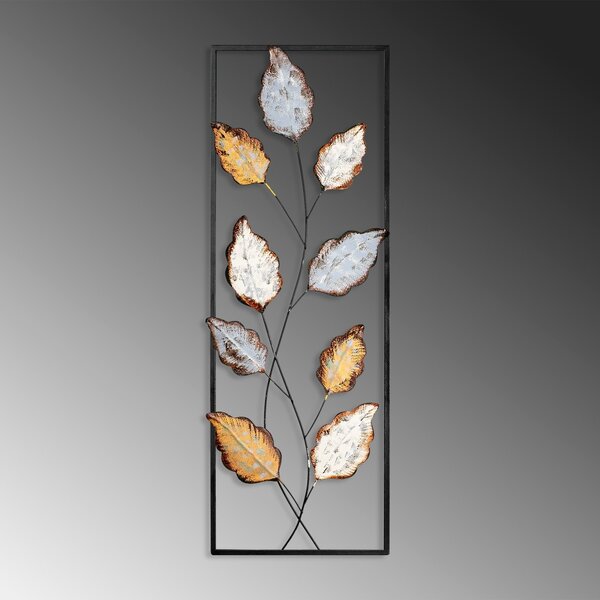 Μεταλλικός πίνακας Fagus Πολύχρωμος 32x90 cm