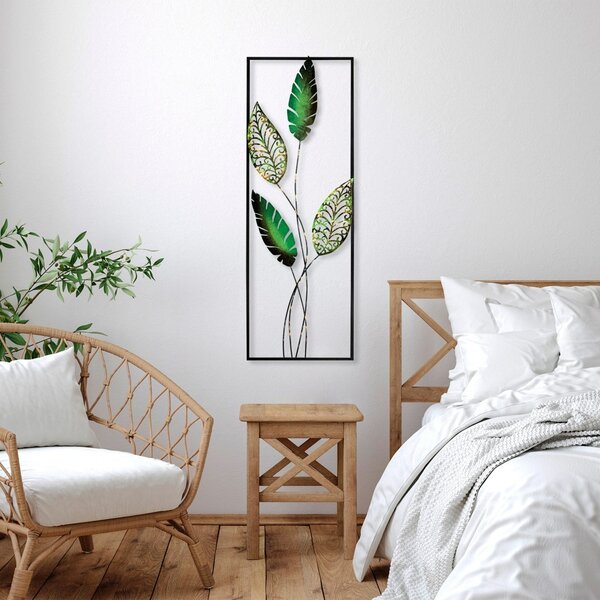 Μεταλλικός πίνακας Timeyi Πολύχρωμος 32x90 cm
