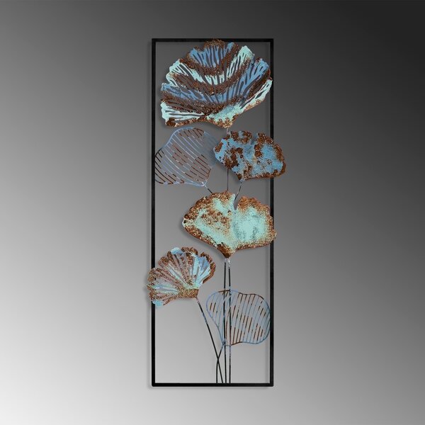 Μεταλλικός πίνακας Fig Πολύχρωμος 32x90x4 cm