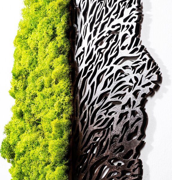 Διακοσμητικό Τοίχου Green, Πράσινο, 45x1x56 cm