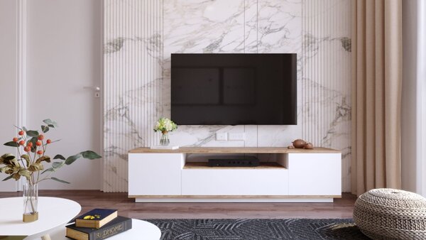 Έπιπλο TV Fr7 Λευκό 180x44.6x44.5 cm