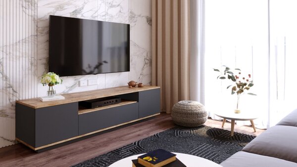 Έπιπλο TV Fr7 Ανθρακί 180x44.6x44.5 cm