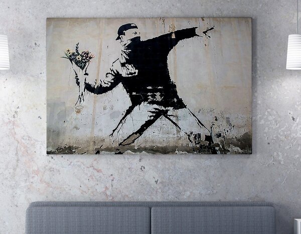 Πίνακας WY18 Πολύχρωμος 50x70x2 cm
