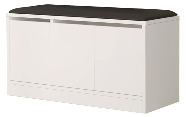 Παπουτσοθήκη με bancheta Mr2 Λευκό 89.6x45.8x35.5 cm