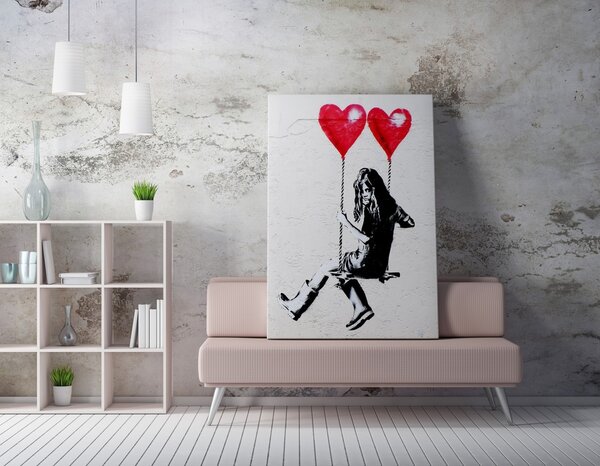 Πίνακας WY01 Πολύχρωμος 50x70x2 cm