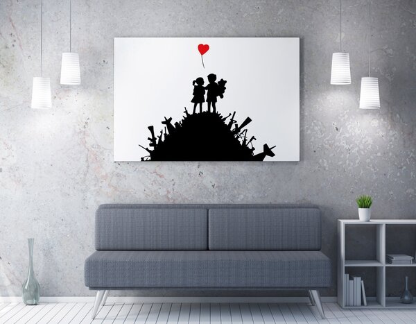 Πίνακας WY140 Πολύχρωμος 70x100x2 cm