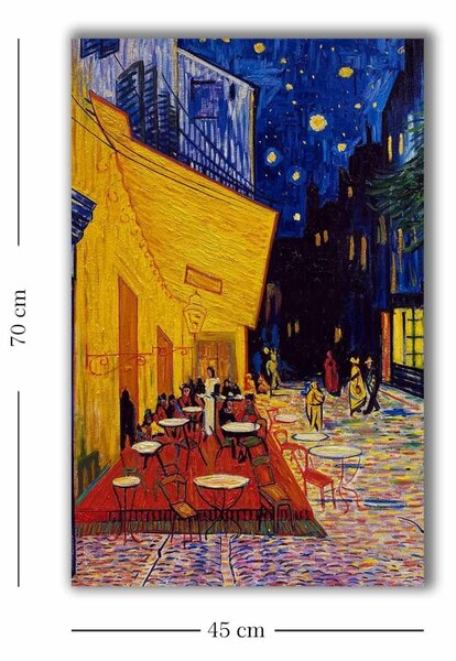 Πίνακας Fareraio Πολύχρωμος 45x70 cm