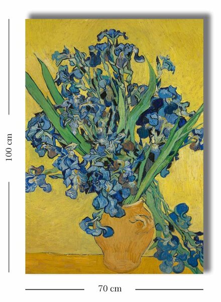 Πίνακας Bright Blaze Πολύχρωμο 70x100 cm