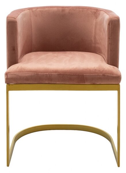 Καρέκλα Viv Dry Rose - Gold
