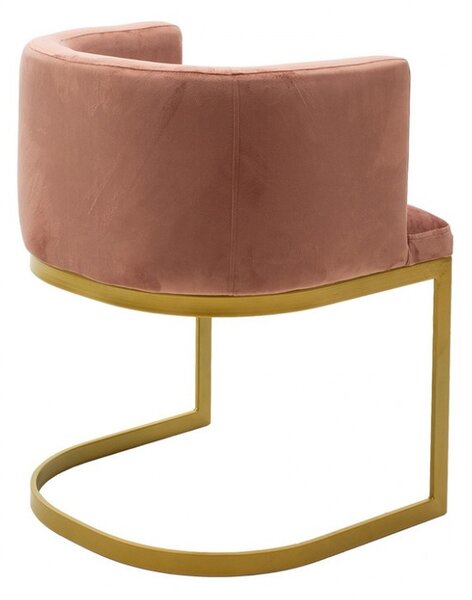 Καρέκλα Viv Dry Rose - Gold