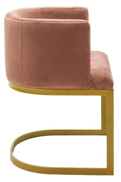 Καρέκλα Viv Dry Rose - Gold