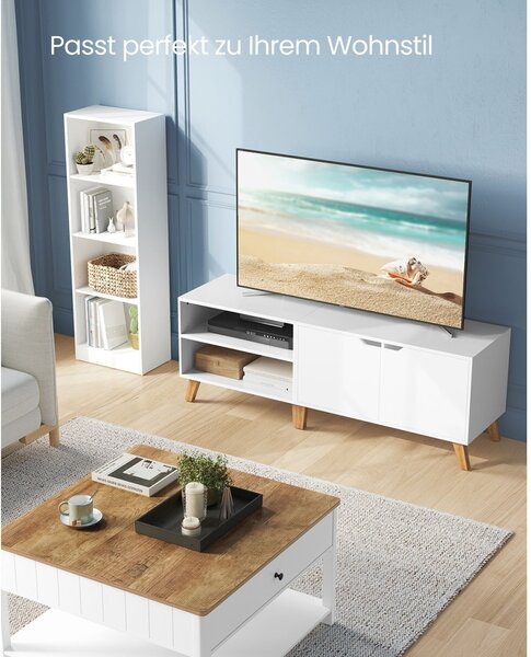 Έπιπλο TV Vasagle Λευκό 140x40x45 cm