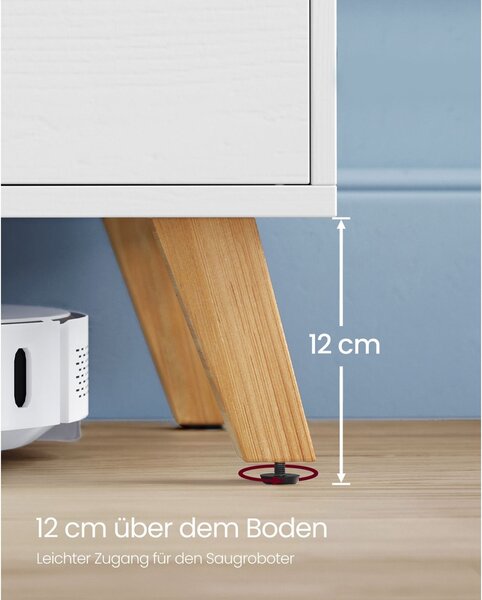 Έπιπλο TV Vasagle Λευκό 140x40x45 cm