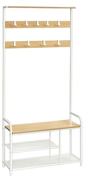 Κρεμάστρα Vasagle Λευκό 85x30x180.5 cm
