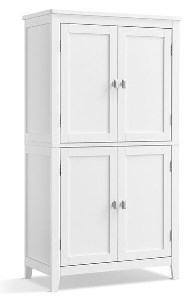Ντουλάπι Μπάνιου Vasagle Λευκό 60x30x110 cm