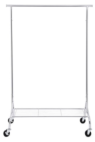 Κρεμάστρα με Ρόδες Songmics Ασημί 102x39x6.5 cm