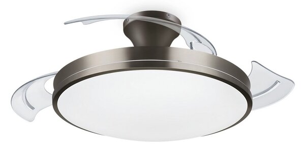 Philips-Φωτιστικό οροφής LED με ανεμιστήρα LED/35W/230V 5500/4000/2700K+RC νίκελ