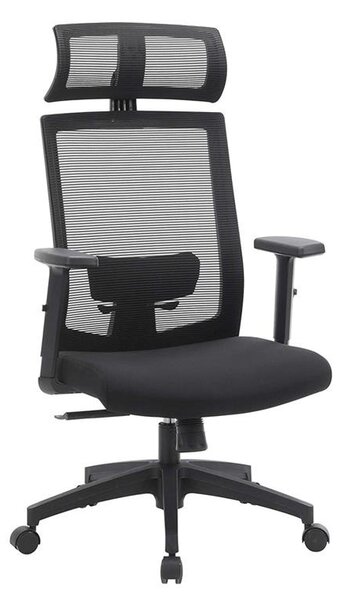 Καρέκλα γραφείου Songmics Μαύρο 65x53x126 cm