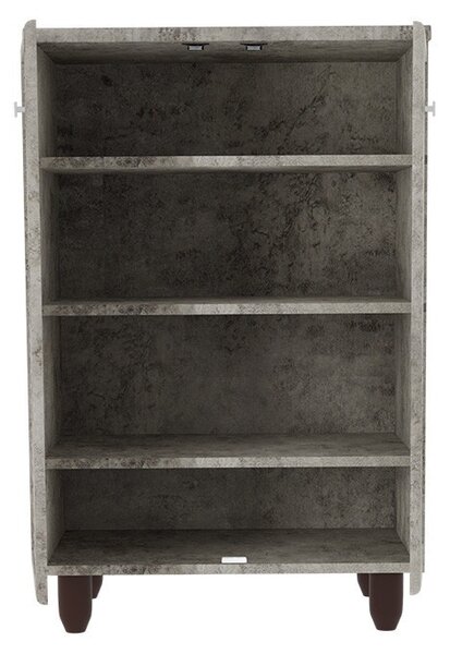 Παπουτσοθήκη SANTΟ 10 Ζευγάρια Ανθρακί antic 60x34.5x91.5cm