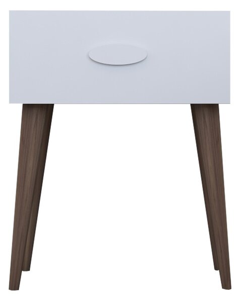 Κομοδίνο Laber Λευκή μελαμίνη 45x30x57.5 cm