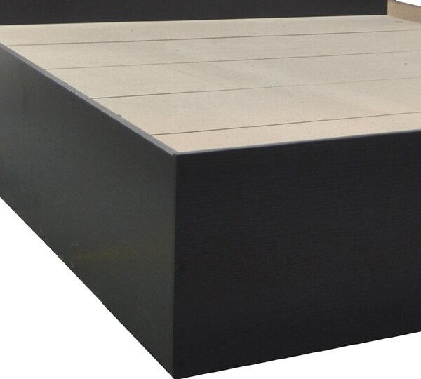 Κρεβάτι διπλό Olympus χρώμα wenge 147.7x221x84 cm