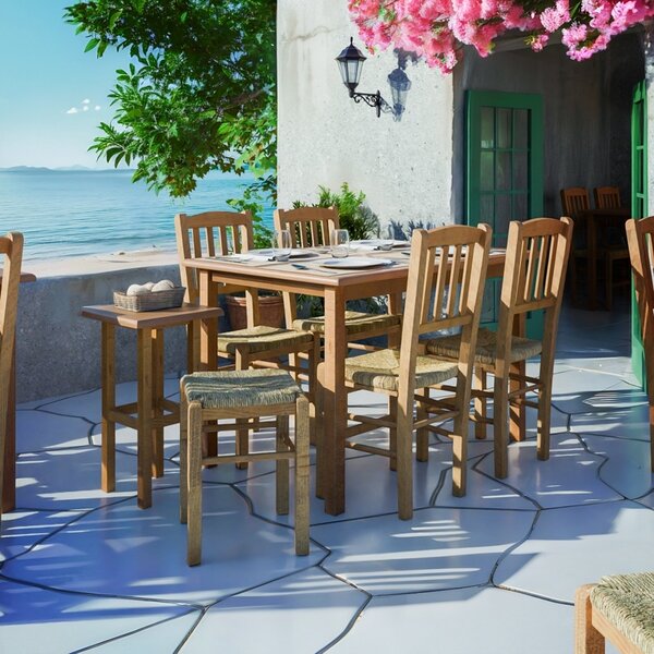 Καρέκλα Dmnir Charchie με perna από ξύλο οξιάς solid finisaj καρυδιά 41x42x92 cm