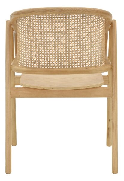 Πολυθρόνα Wenzy από ξύλο masiv φυσικό 58x58x82 cm