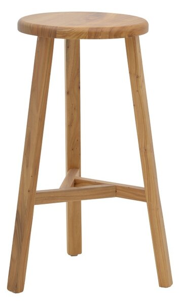 Σκαμπό μπαρ Fabrio ξύλο de ulm nuanta φυσικό 38x38x71 cm
