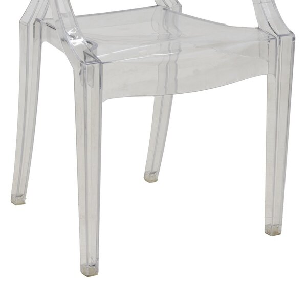 Καρέκλα Narova PC transparent 43x48x92 cm