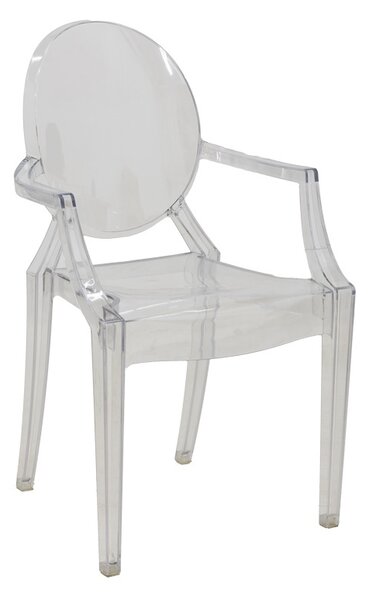Καρέκλα Narova PC transparent 43x48x92 cm
