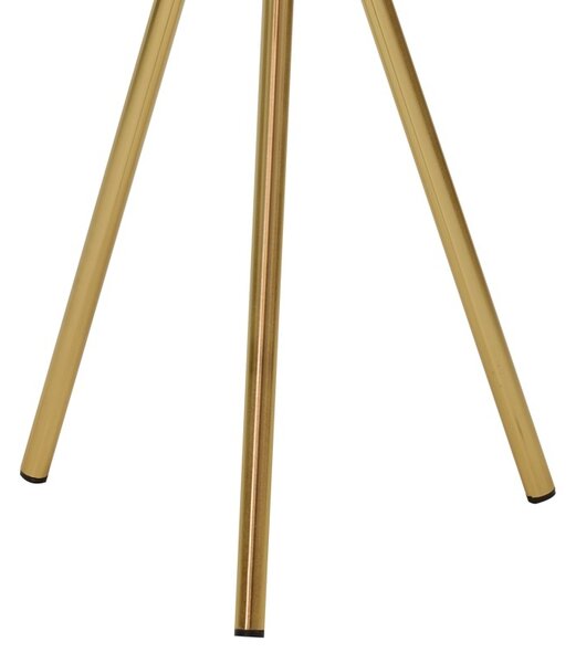 Πλαϊνό τραπεζάκι Jacksie μέταλλο bronz aur 46x46x48 cm