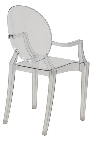Καρέκλα Narova PC transparent 43x48x92 cm