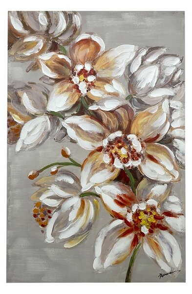 Πίνακας καμβά Flourish I 80x3x120 cm