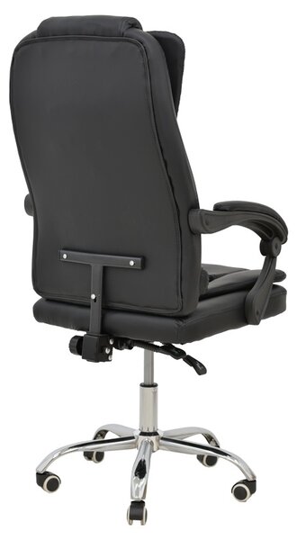 Καρέκλα γραφείου Toronsi μαύρο τεχνητό δέρμα PU 60x68x128 cm