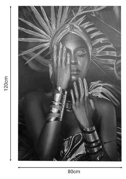 Πίνακας καμβά Umone 80x3x120 cm