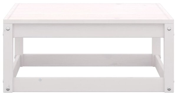 VidaXL Σαλόνι Κήπου Σετ 3 Τεμαχίων Λευκό από Μασίφ Ξύλο Πεύκου